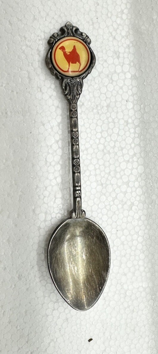 Souvenir Spoon Camel , silver plated In OK Condition