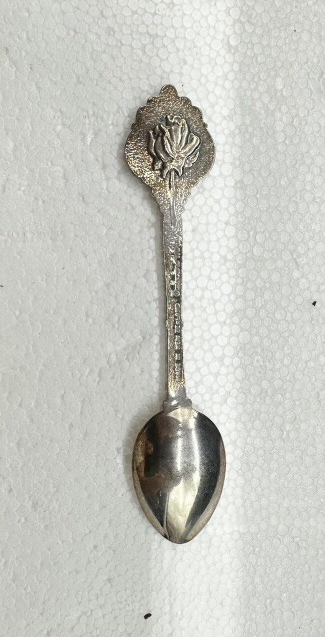 Souvenir Spoon Night Lights Surfers Paradise Queensland Australia ,Silver plated