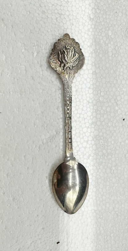 Souvenir Spoon Night Lights Surfers Paradise Queensland Australia ,Silver plated