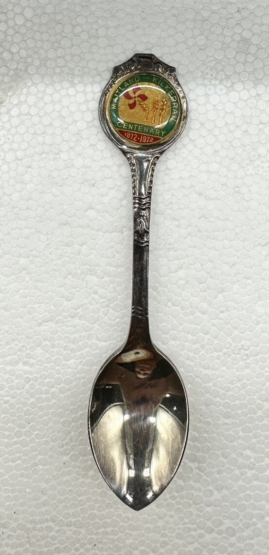 Souvenir Spoon Maitland Kilkerran Centenary 1872-1972 Australia , silver plated