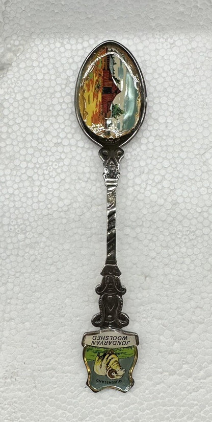 Souvenir Spoon Jondaryan Woolshed Queensland Australia , silver plated OK Cond