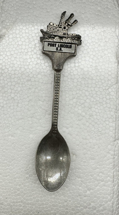 Souvenir Spoon Port Lincoln South Australia , silver plated OK Condition