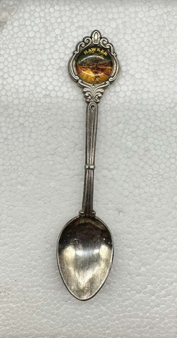 Souvenir Spoon Hawker South Australia , silver plated OK Condition