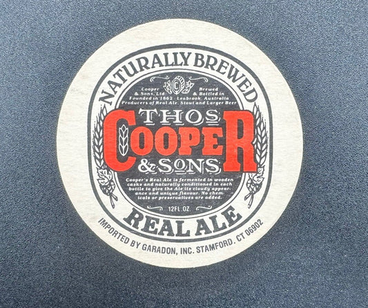 23 X Thos Cooper and Sons Beer Coaster-Imported by Garadon Inc-Stanford CT