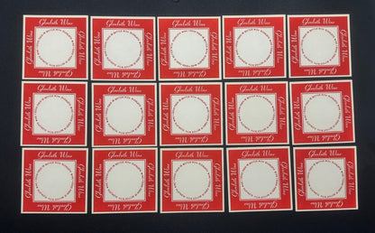 48 X GLENLOTH WINE COASTER BARWARE IN OK CONDITION SOME WATER DAMAGE TO THEM