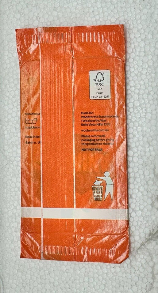 NEW (Sealed) WOOLWORTHS DK Ancient Animals ORANGE Collector Cards/Sticker Aus