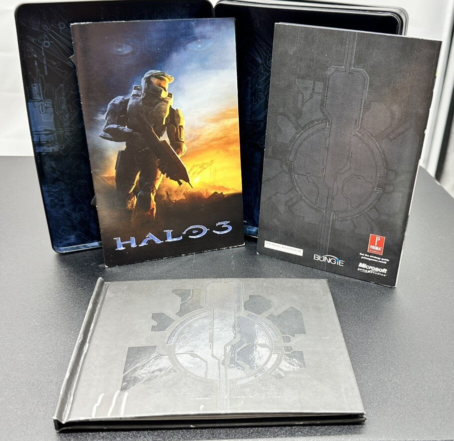 Halo 3 Steel Case MISSING DISC PAL Xbox 360 InComplete OK Condition