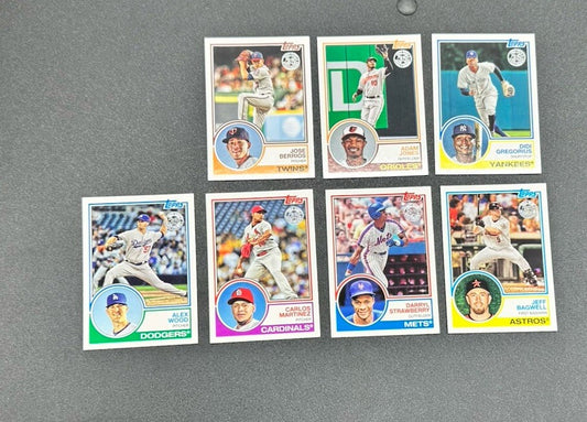 7 X Topps Baseball Cards 2018 Collection In Good Condition 4176