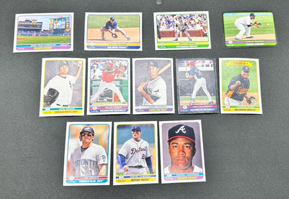 12 X O Pee Chee Baseball Cards 2009 Collection In Good Condition