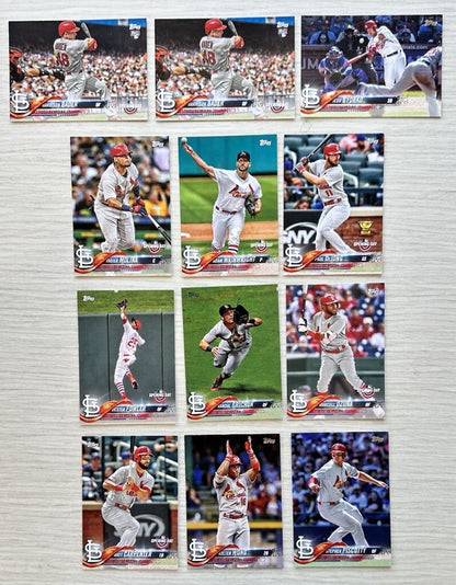 12 X St. Louis Cardinals Topps Baseball Cards 2018 Collection In Good Cond 4181