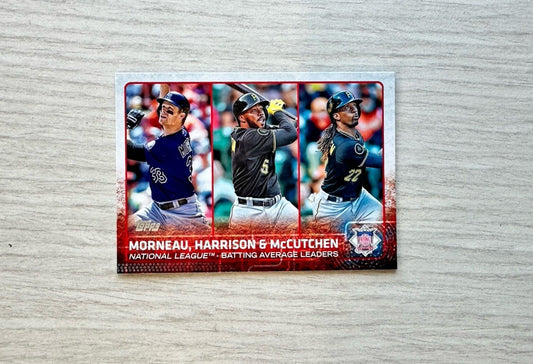 National League - Batting Average Leaders Topps Baseball Card 2015 In GC 4175