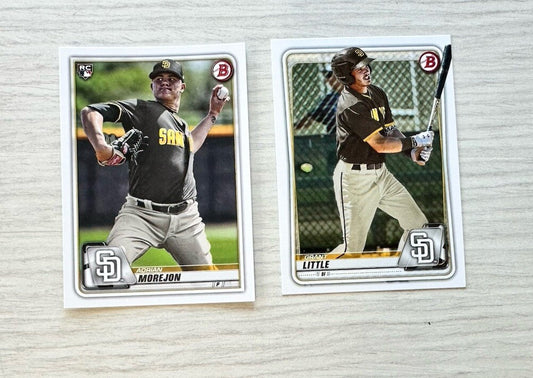 2 X San Diego Padres Topps Baseball Cards 2020 Collection In Good Cond 480