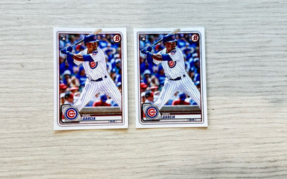 2 X Chicago Cubs Topps Baseball Cards 2020 Collection In Good Cond 4180