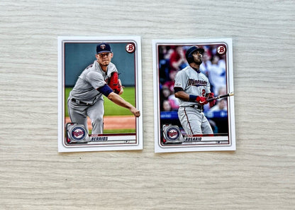 2 X Minnesota Twins Topps Baseball Cards 2020 Collection In Good Cond 4180