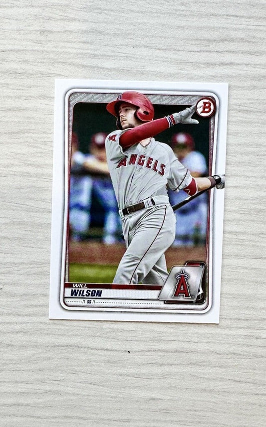 Will Wilson - Angels Topps Baseball Cards 2020 In Good Cond 4180