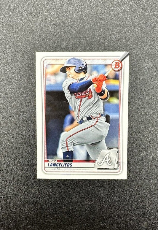 Shea Langelier - Atlanta Bravers Topps Baseball Cards 2020 In Good Cond 4180