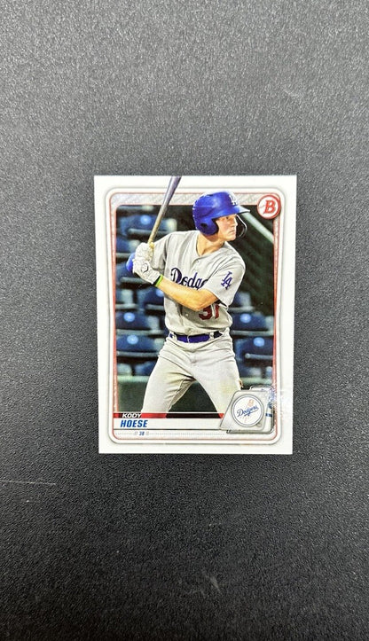 Kody Hoese - Los Angeles Dodgers Topps Baseball Cards 2020 In Good Cond 4180