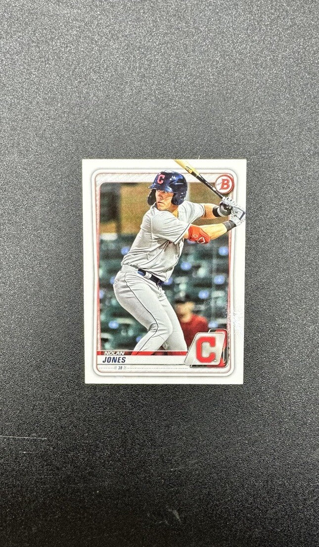 Nolan Jones - Cleveland Indians Topps Baseball Cards 2020 In Good Cond 4180