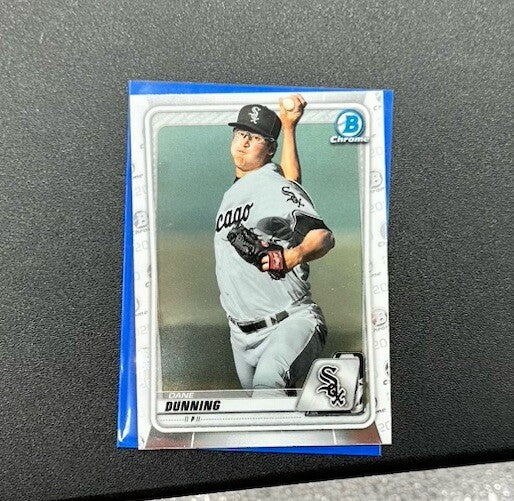 Dane Dunning 2020 Bowman Chrome & Prospects Topps Baseball Card 4180