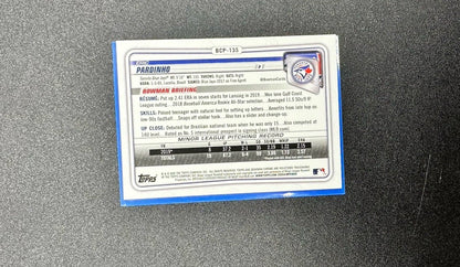 Eric Pardinho 2020 Bowman Chrome & Prospects Topps Baseball Card 4180