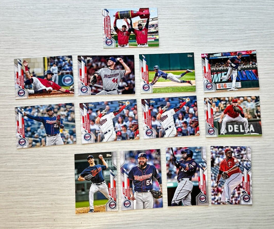 13 X Minnesota Twins Topps Baseball Cards 2020 Collection In Good Cond 4177
