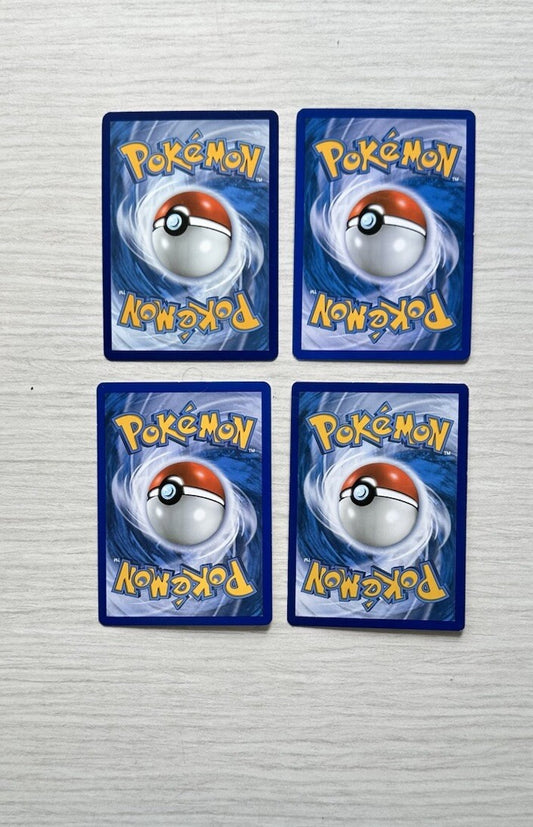 4 X Pokemon Steel Cards Collection Random Years & Series 5006