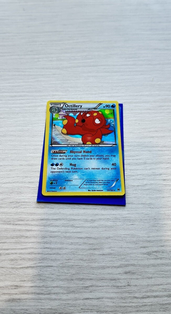Octillery Pokemon Holo Water Card Year 2015 (5243)