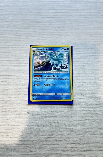 Ninetales Pokemon Holo Water Card Year 2017 (5243)