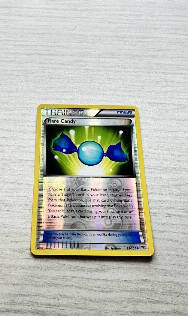 Rare Candy Pokemon Reverse Holo Trainer Card Year 2013 (6385)