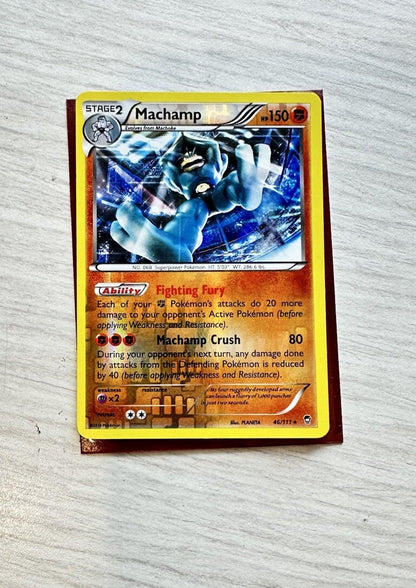 Machamp Pokemon Reverse Holo Fighting Card Year 2014 (6385)