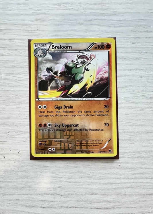 Breloom Pokemon Reverse Holo Fighting Card Year 2014 (6385)