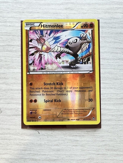 Hitmonlee Pokemon Reverse Holo Fighting Card Year 2014 (6385)