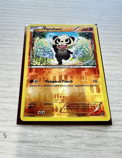 Pancham Pokemon Reverse Holo Fighting Card Year 2015 (6385)