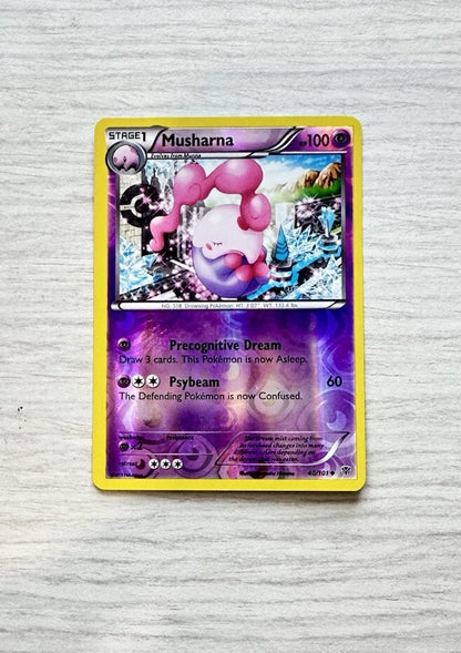 Musharna Pokemon Reverse Holo Psychic Card Year 2013 (6385)