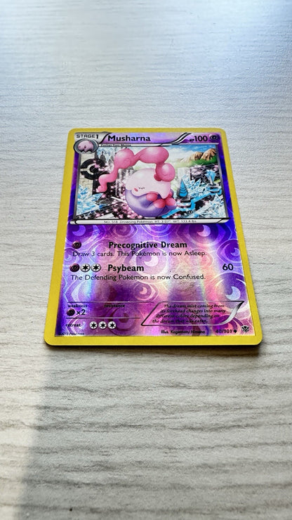 Musharna Pokemon Reverse Holo Psychic Card Year 2013 (6385)