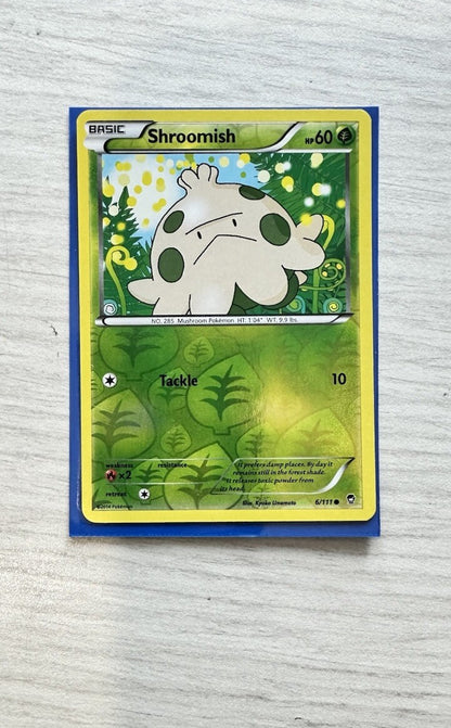 Shroomish Pokemon Reverse Holo Grass Card Year 2014 (6385)