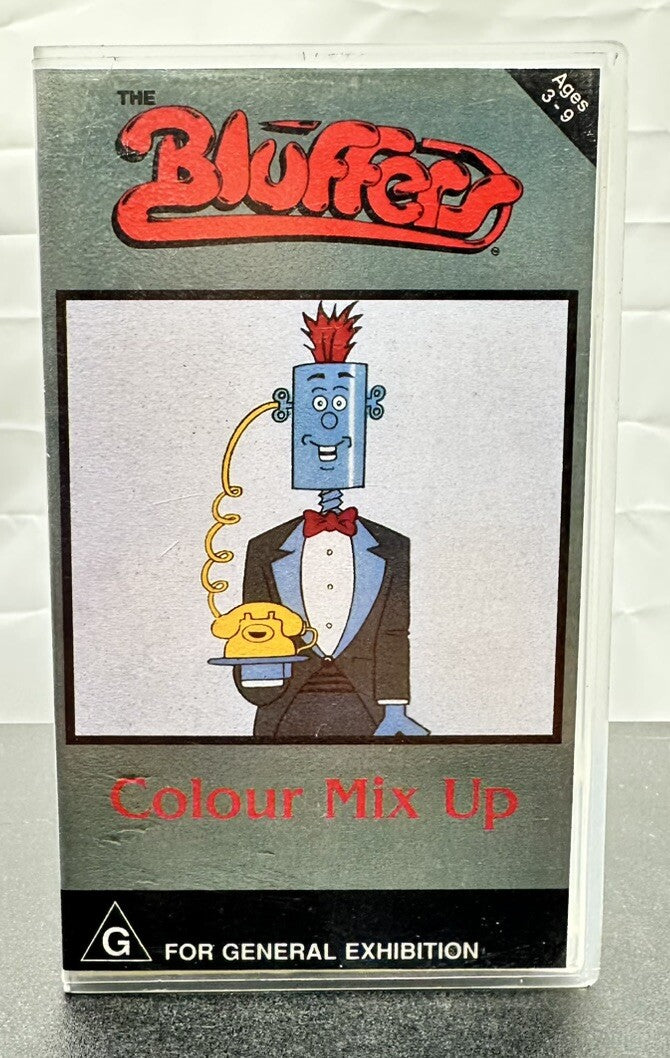 Bluffers Colour Mix Up VHS In Good Condition - 8159