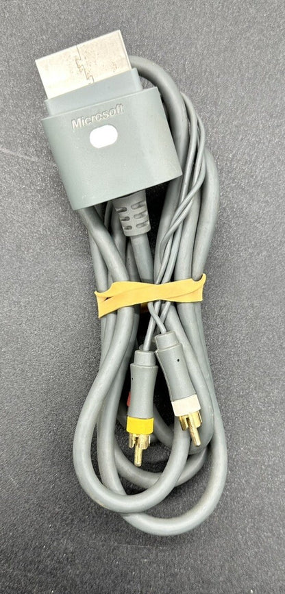 Genuine Microsoft XBOX 360 AV Cable In Good Condition
