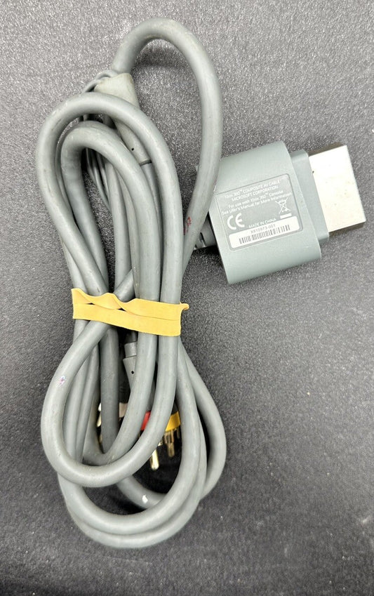 Genuine Microsoft XBOX 360 AV Cable In Good Condition