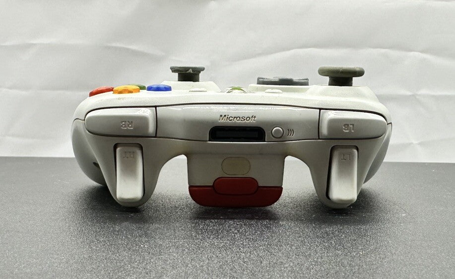 Genuine Microsoft Xbox 360 Wireless White Controller In Good Cond Multiple Sale