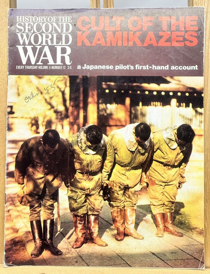 History Of The Second World War II VOL. 6 NO. 12 Magazine In Good Condition