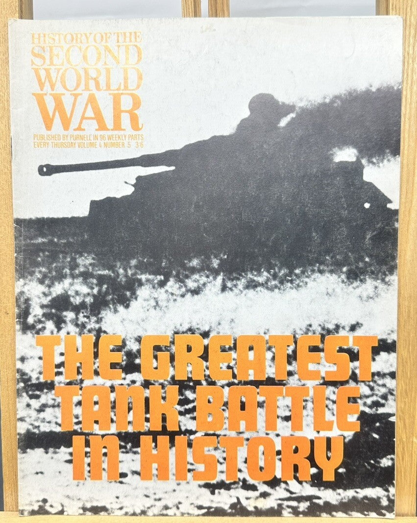 History Of The Second World War II VOL. 4 NO. 5 Magazine In Good Condition