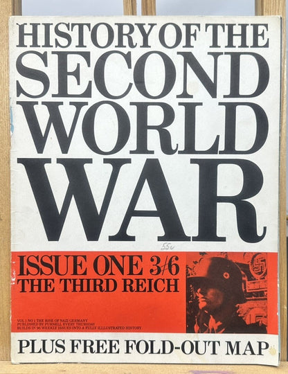 History Of The Second World War II VOL. 1 NO. 1 Magazine In Good Condition