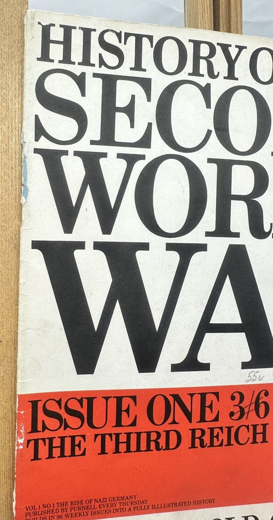 History Of The Second World War II VOL. 1 NO. 1 Magazine In Good Condition