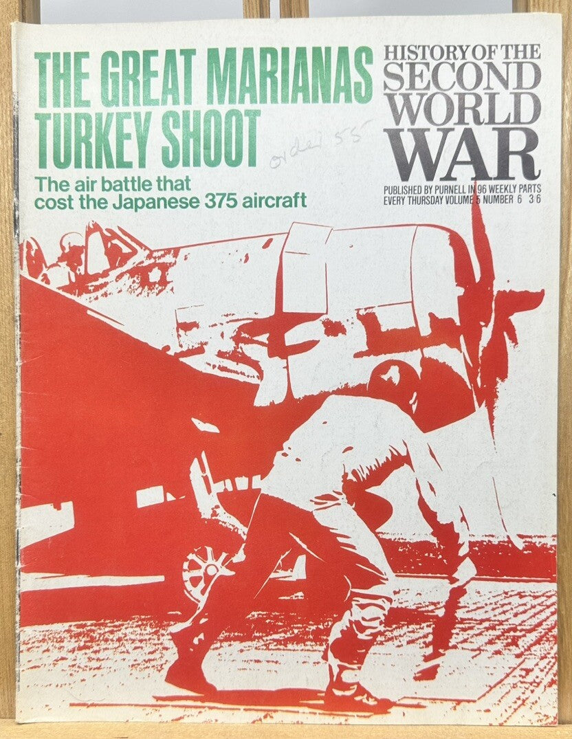 History Of The Second World War II VOL. 5 NO. 6 Magazine In Good Condition