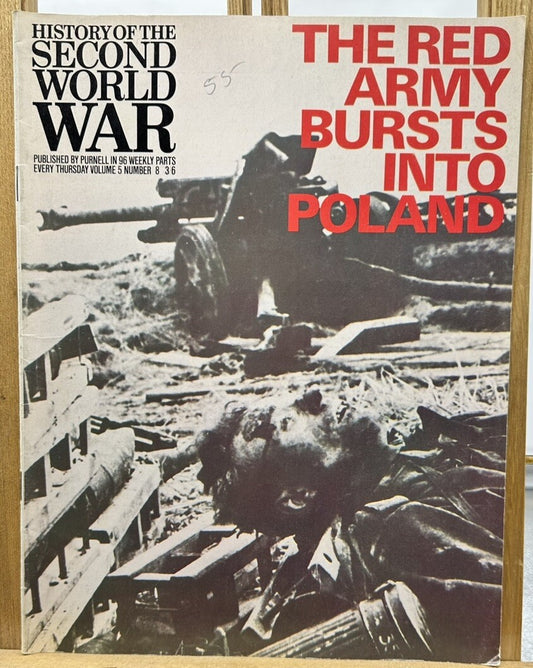 History Of The Second World War II VOL. 5 NO. 8 Magazine In Good Condition