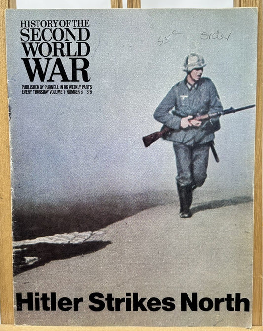 History Of The Second World War II VOL. 1 NO. 6 Magazine In Good Condition