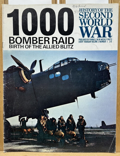 History Of The Second World War II VOL. 3 NO. 1 Magazine In Good Condition