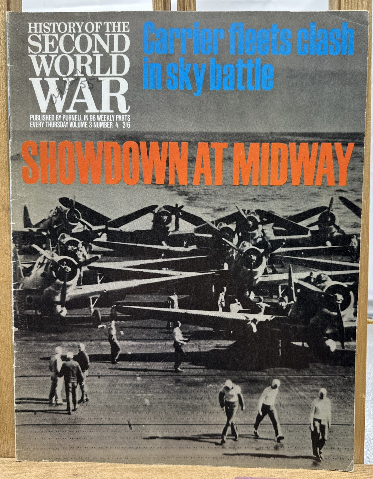 History Of The Second World War II VOL. 3 NO. 4 Magazine In Good Condition