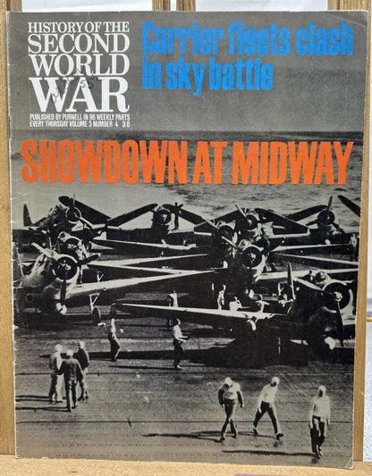 History Of The Second World War II VOL. 3 NO. 4 Magazine In Good Condition